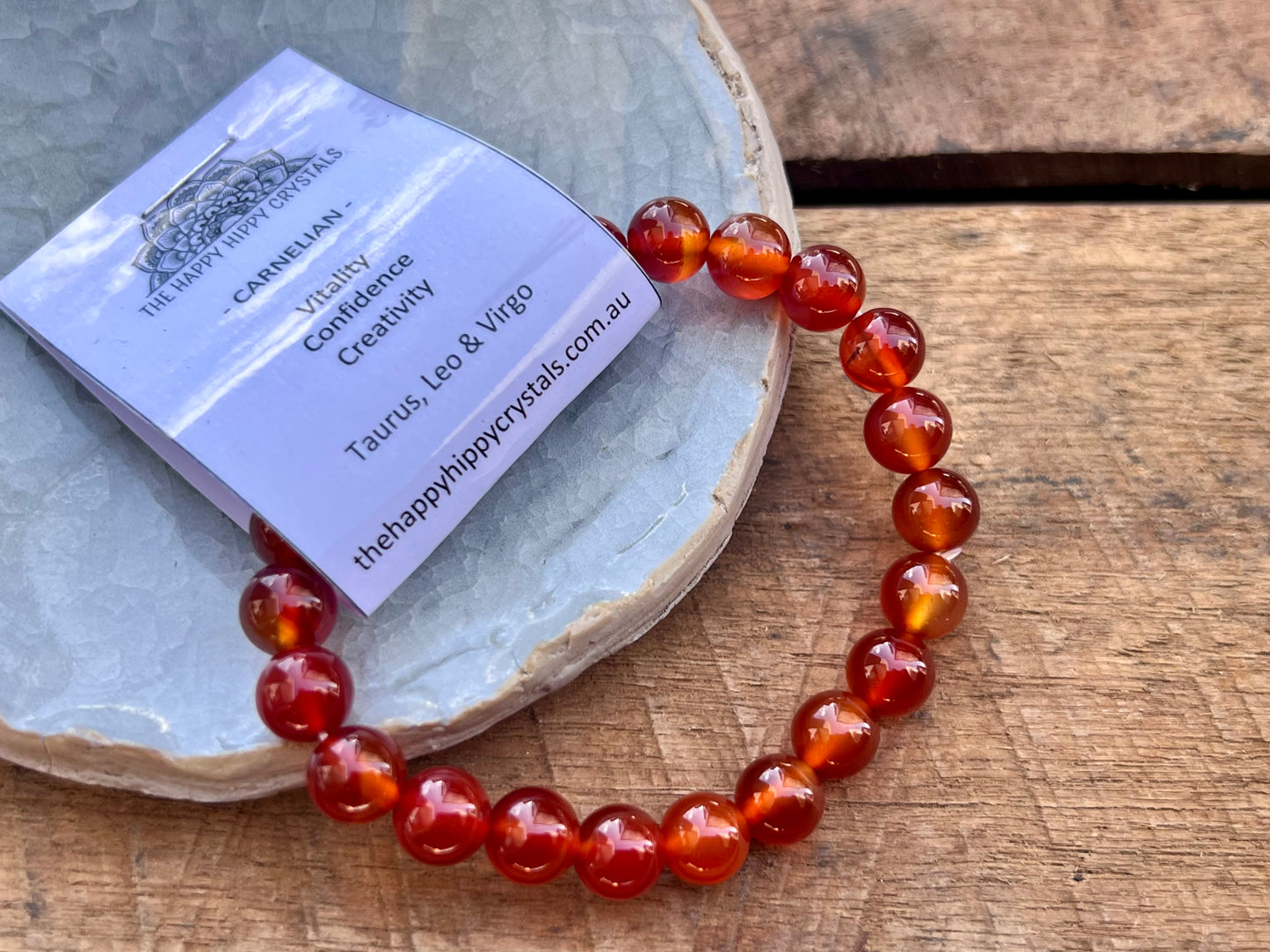 Carnelian Tumbled Bracelet