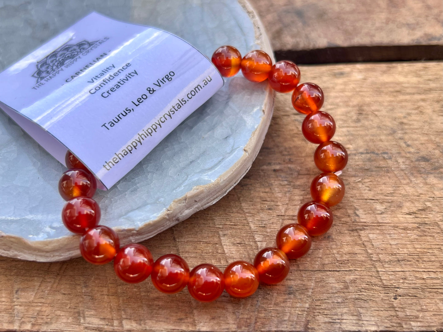 Carnelian Tumbled Bracelet