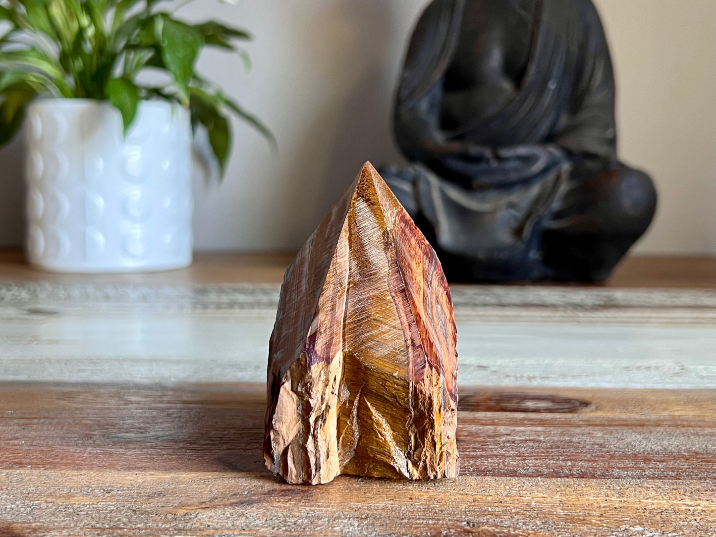 Tiger Eye Rough/ Polished Point