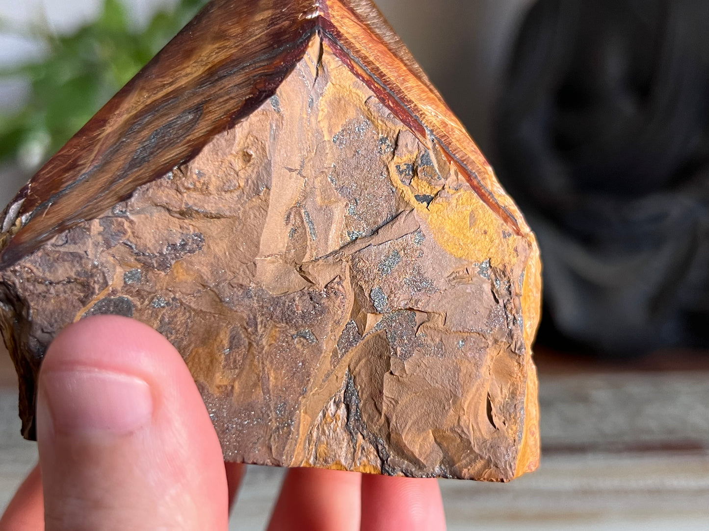 Tiger Eye Rough/ Polished Point