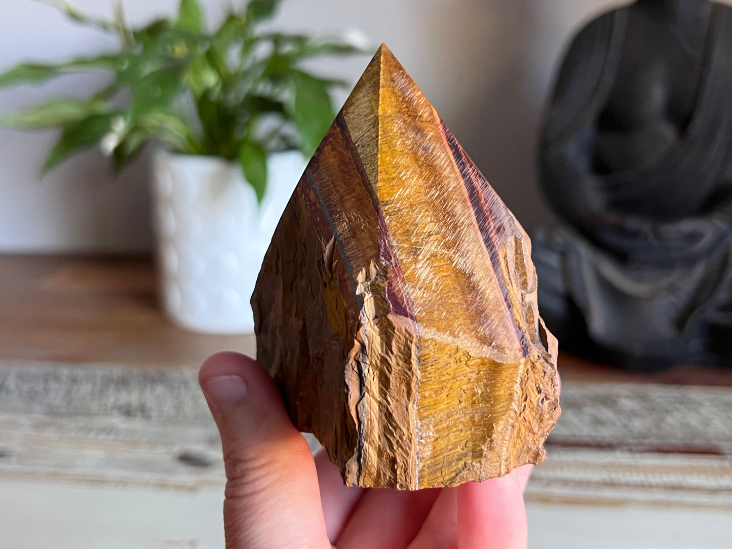 Tiger Eye Rough/ Polished Point