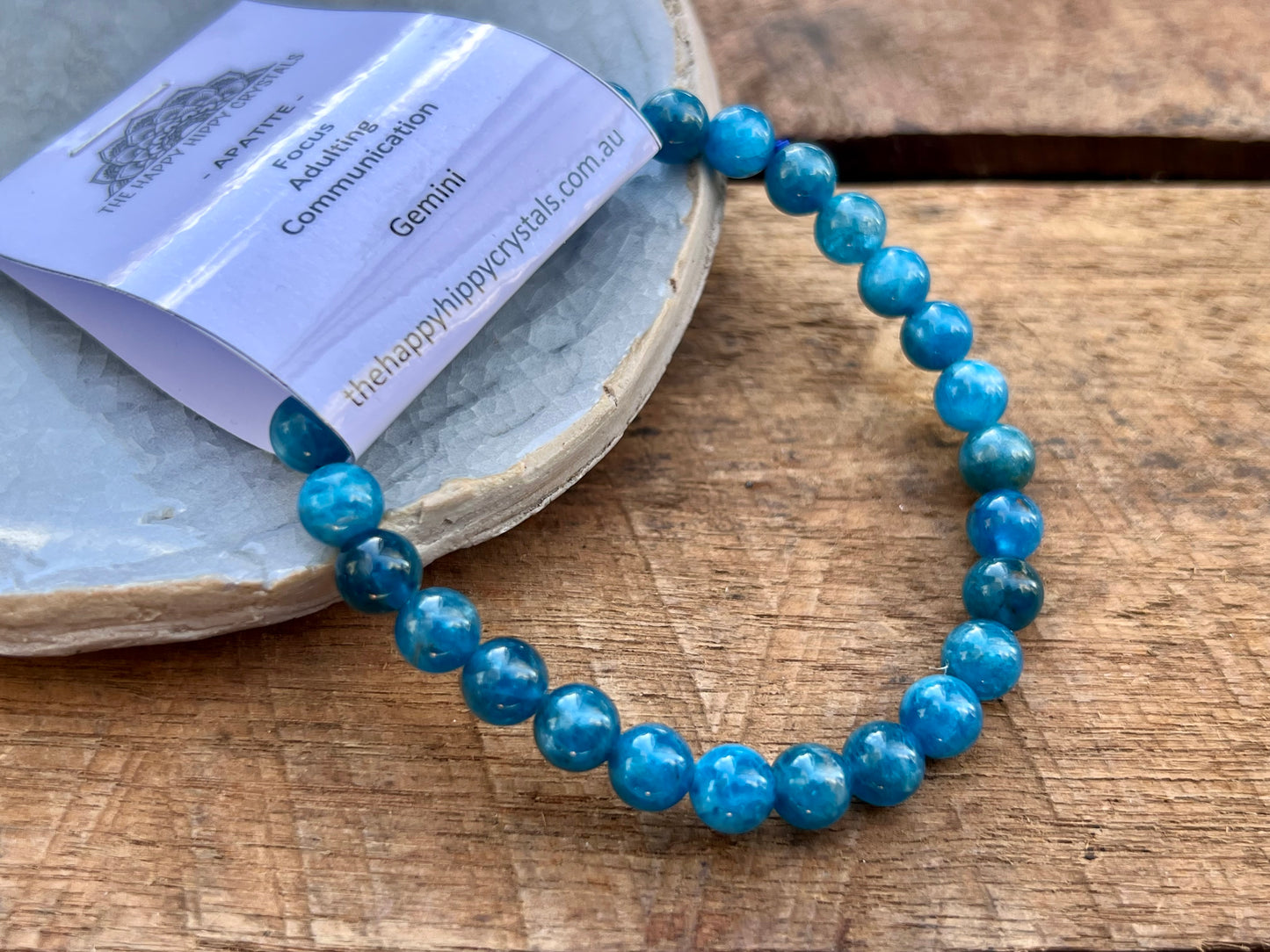 Apatite Tumbled Bracelet