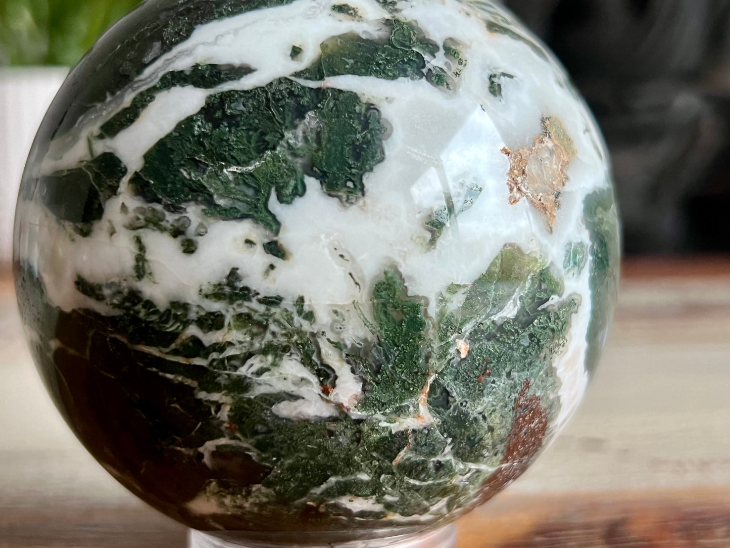 Moss Agate Sphere