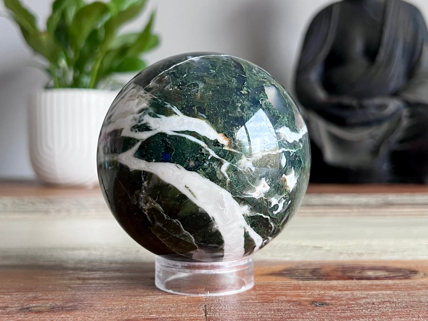 Moss Agate Sphere