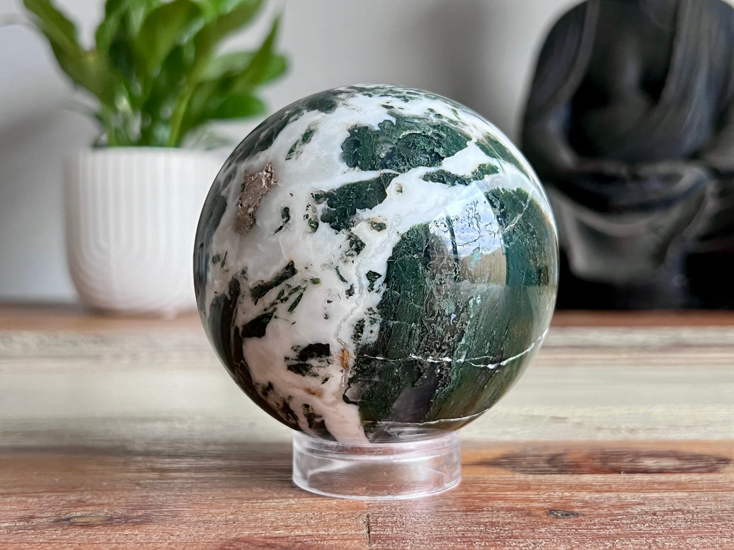 Moss Agate Sphere