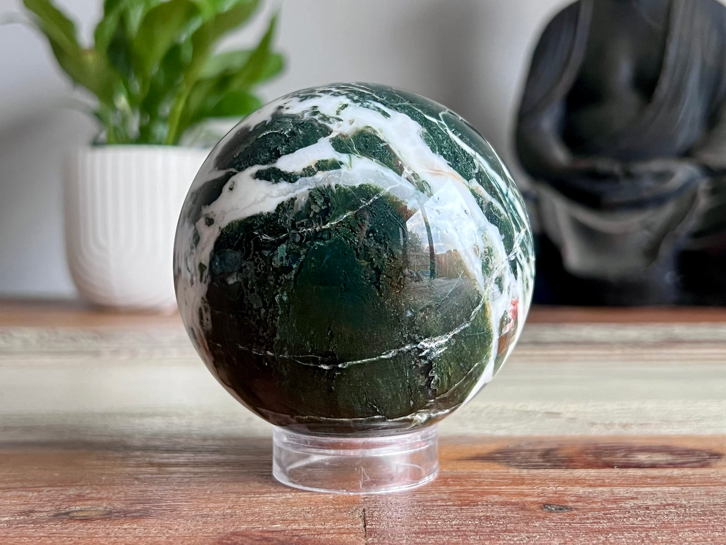 Moss Agate Sphere