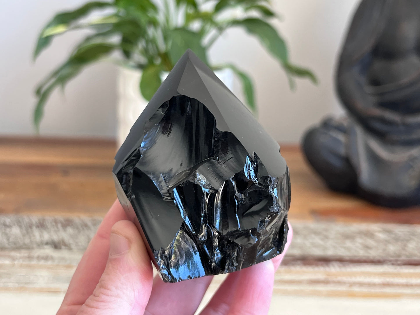 Obsidian Rough/ Polished Point