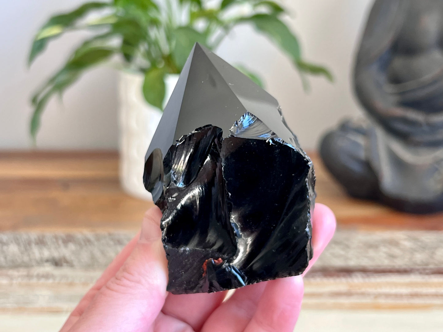 Obsidian Rough/ Polished Point