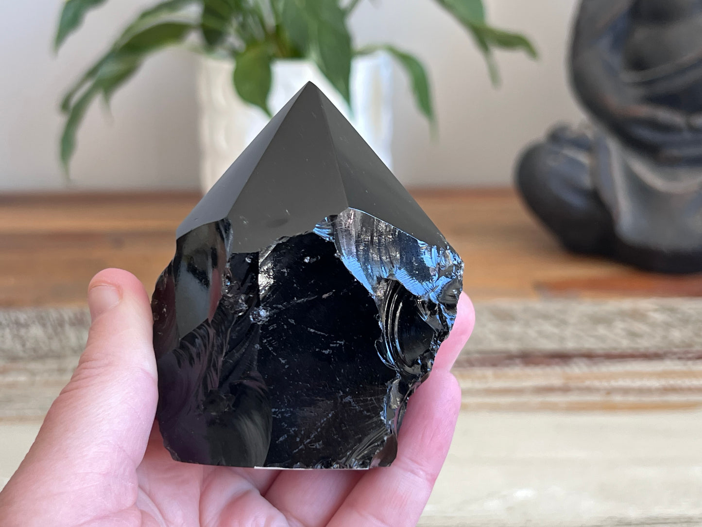 Obsidian Rough/ Polished Point