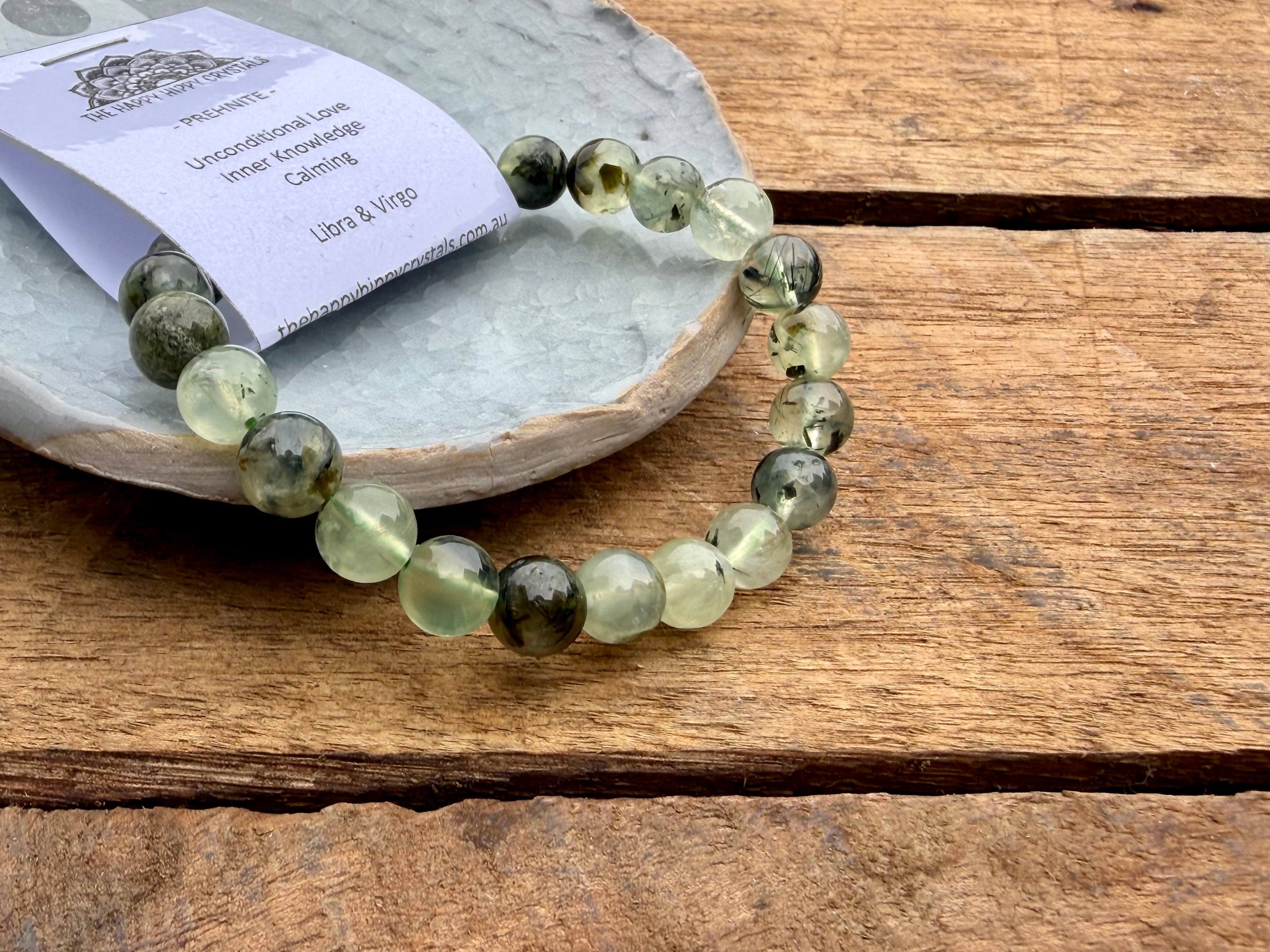 Prehnite Tumbled Bracelet