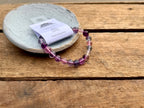Purple Fluorite Tumbled Bracelet