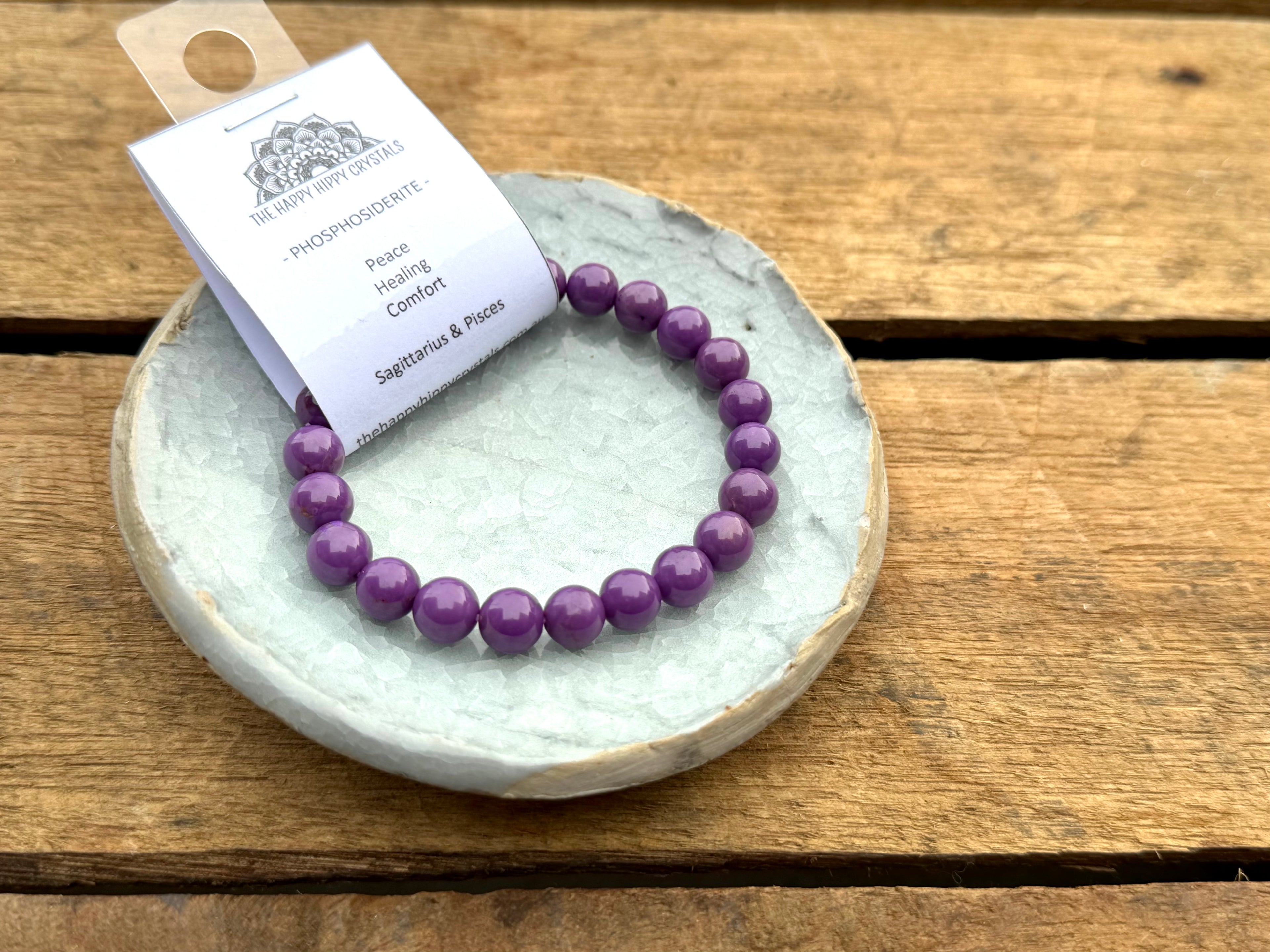 Phosphosiderite Tumbled Bracelet