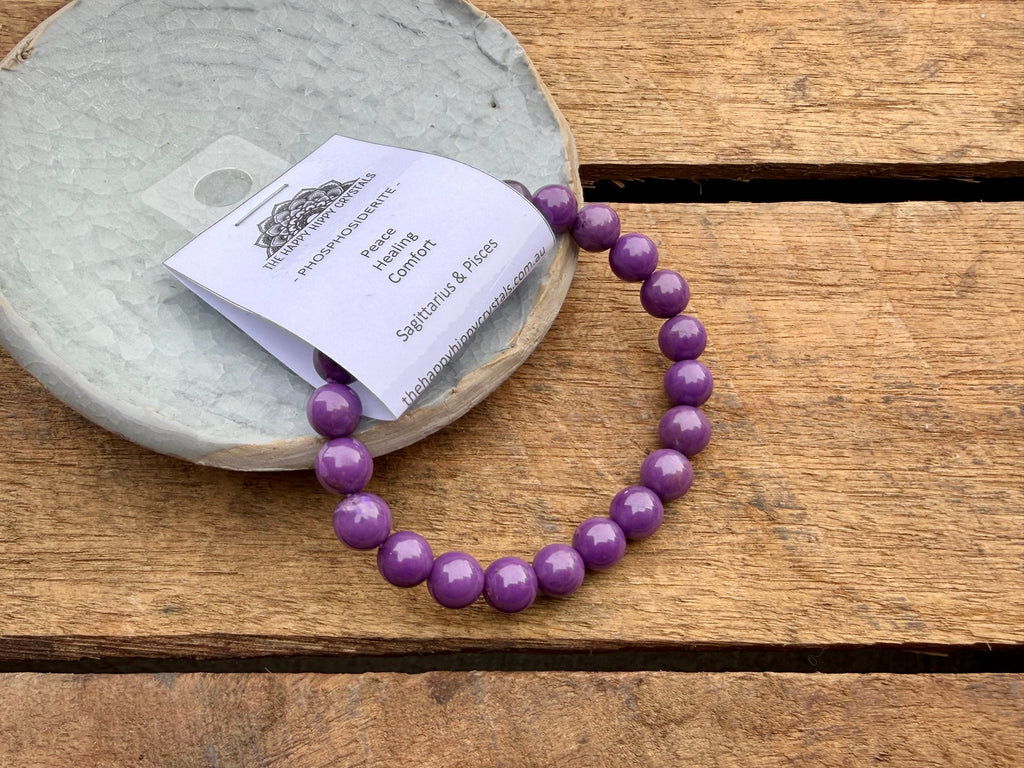 Phosphosiderite Tumbled Bracelet
