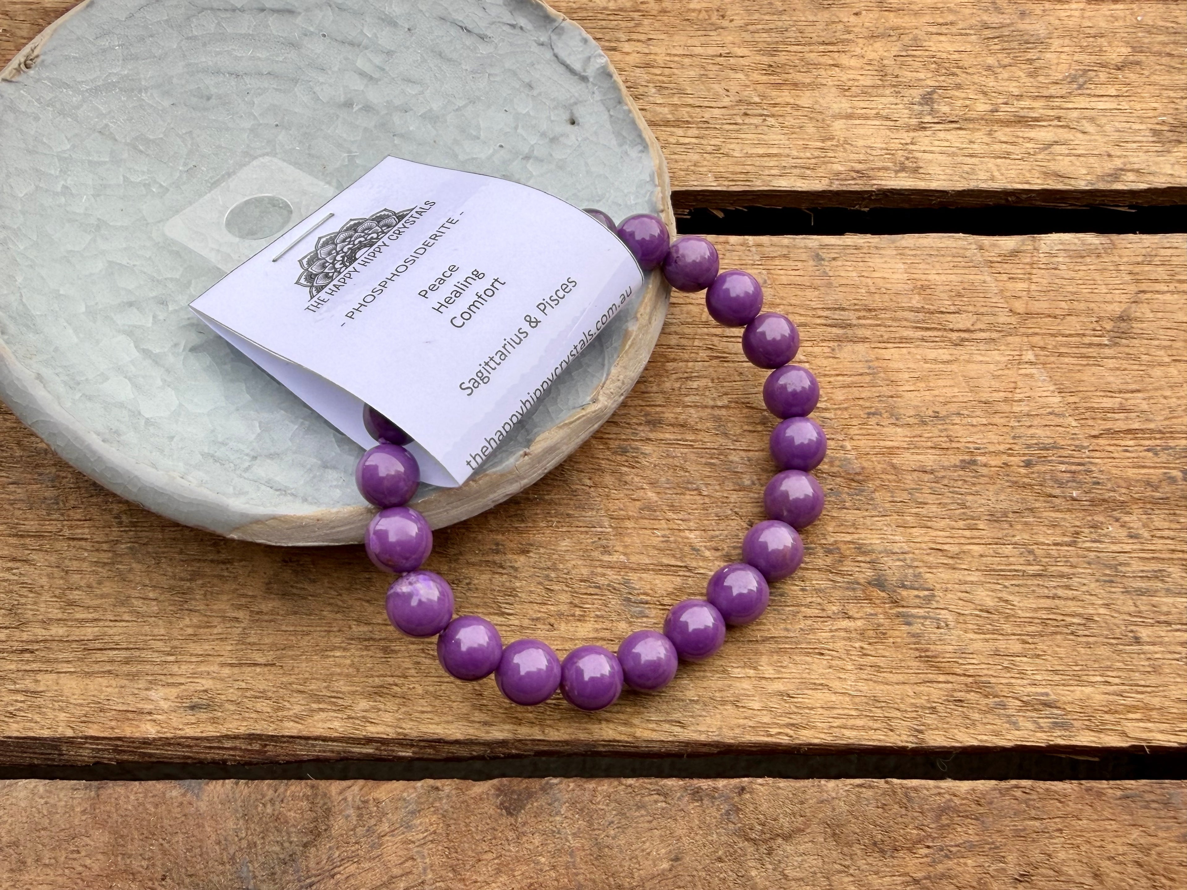 Phosphosiderite Tumbled Bracelet