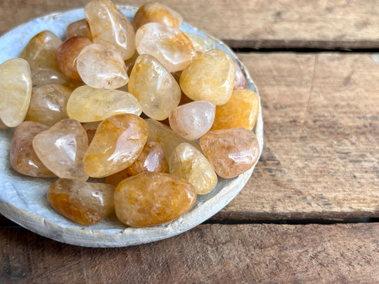 Golden Healer Quartz Tumbled Stone - Small