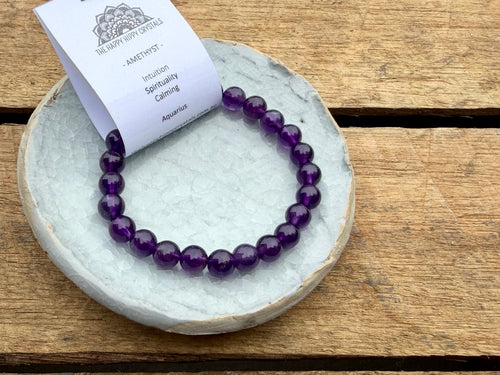 Amethyst Tumbled Bracelet