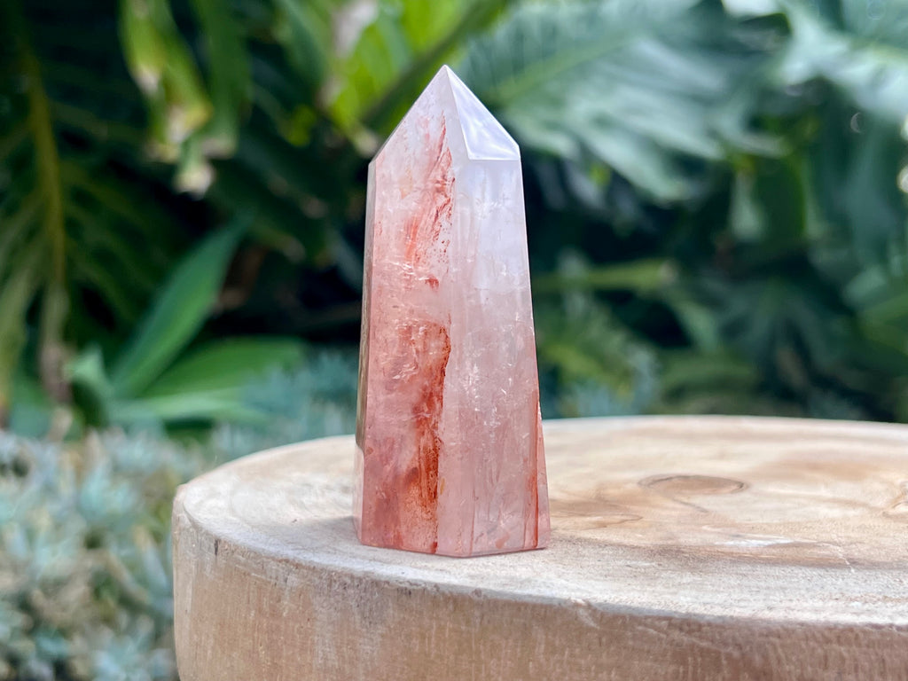Hematoid Quartz Point