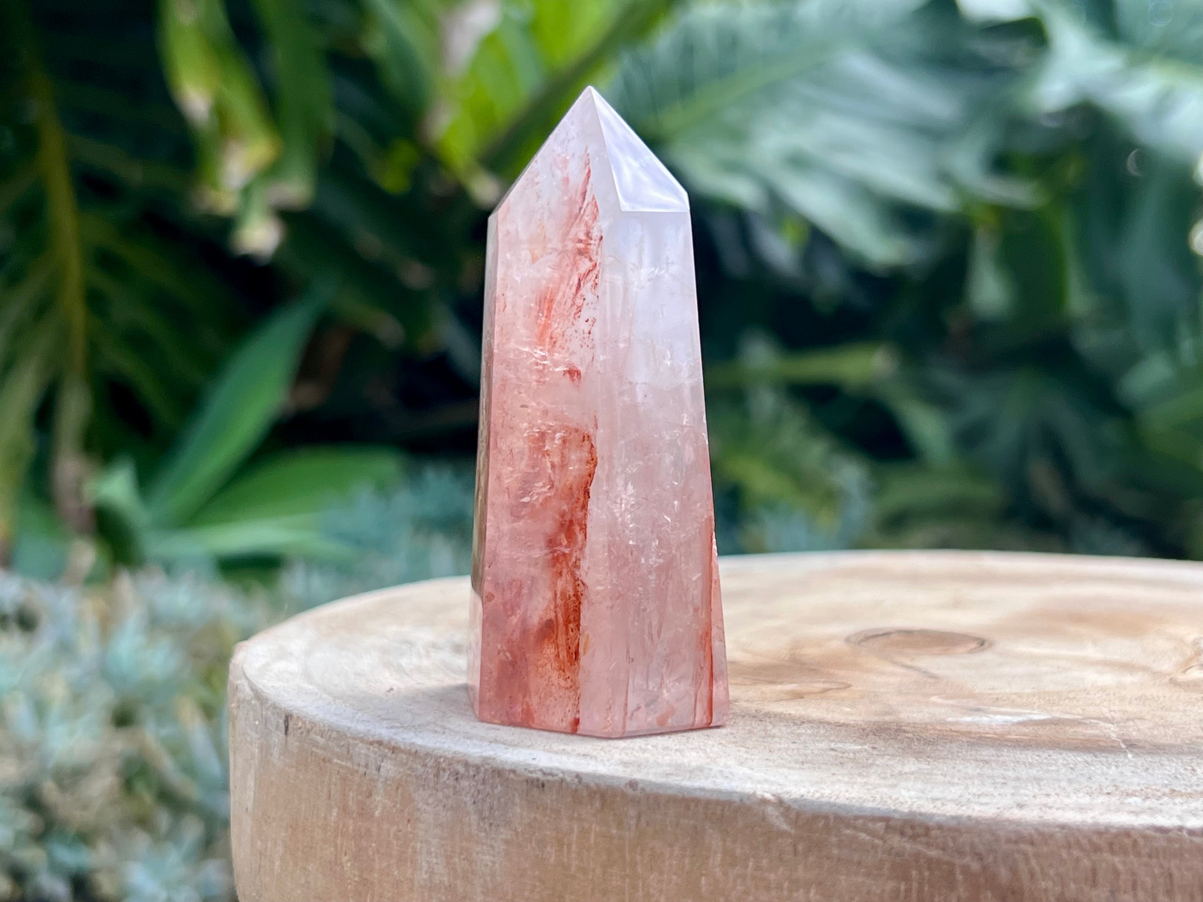 Hematoid Quartz Point