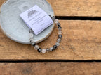 Tourmaline In Quartz Tumbled Bracelet