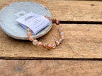 Red Rutile Quartz Tumbled Bracelet