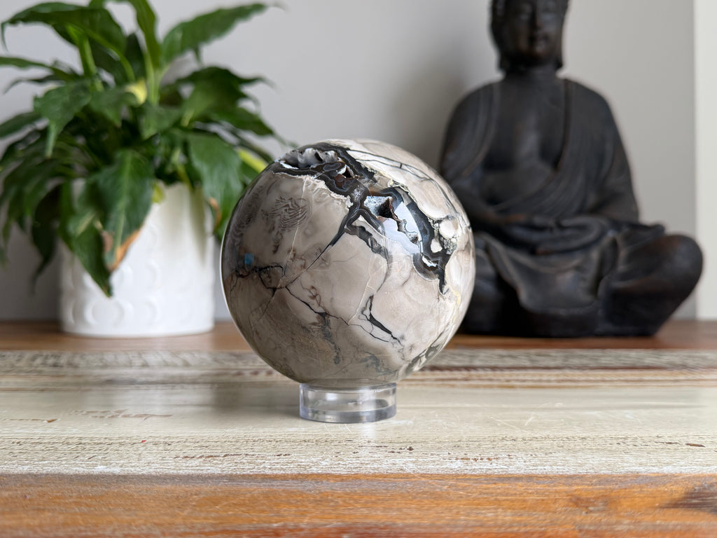 Volcanic Agate Sphere