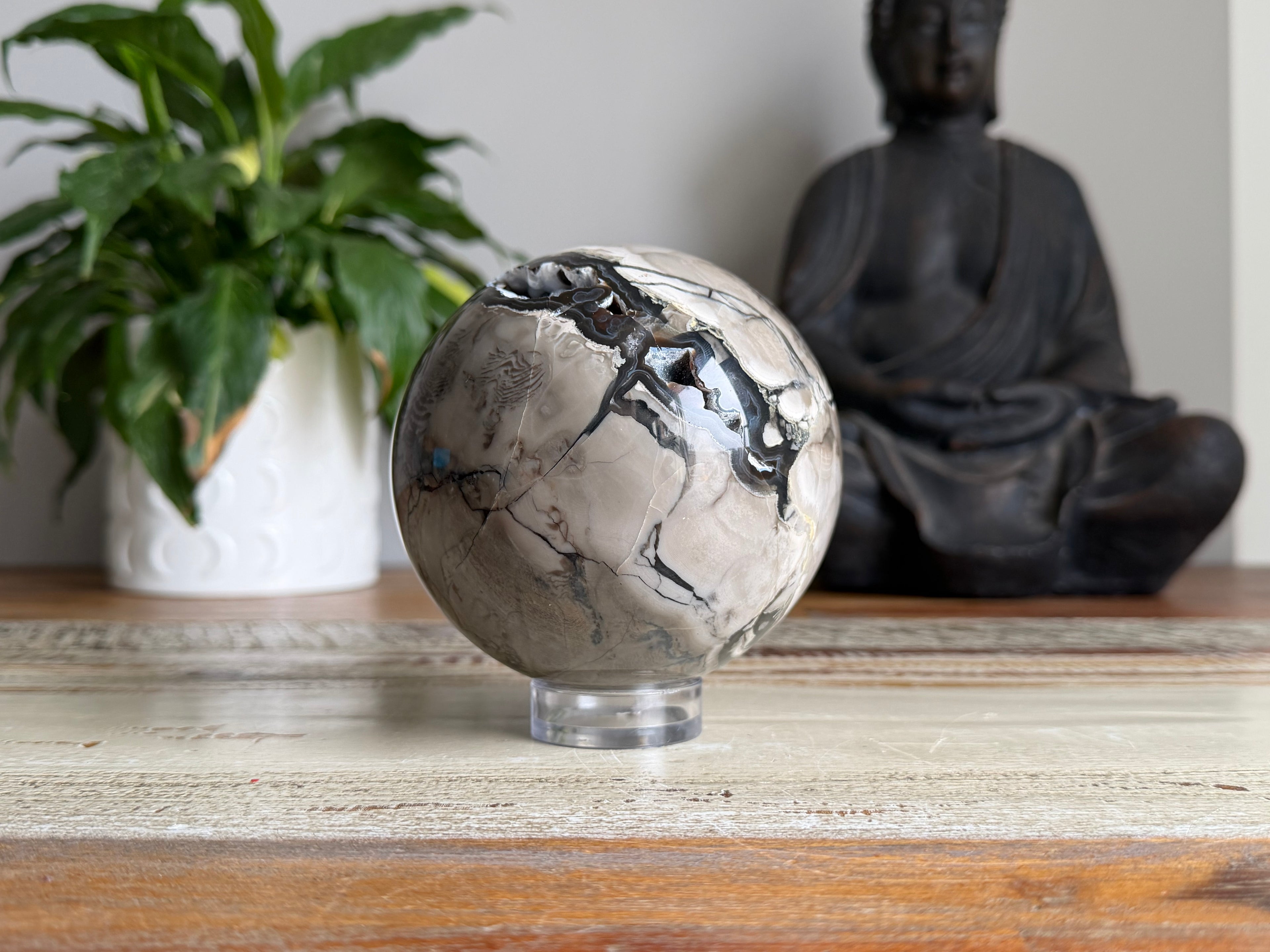 Volcanic Agate Sphere