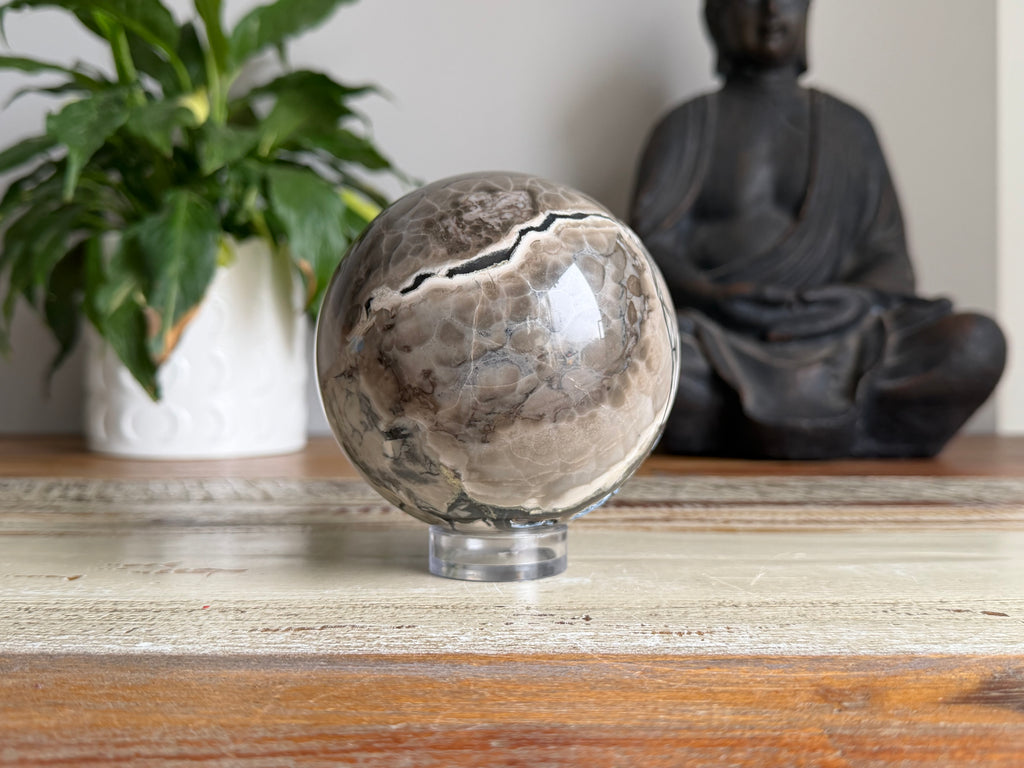 Volcanic Agate Sphere