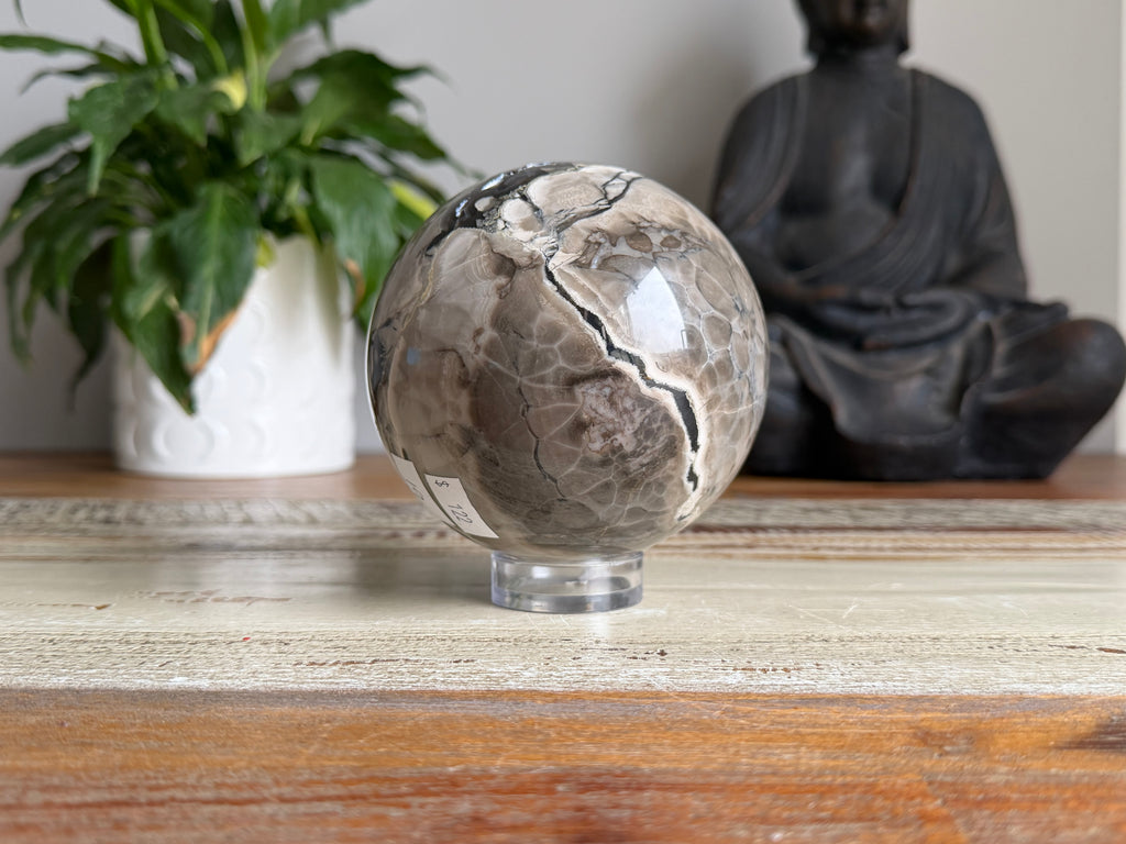 Volcanic Agate Sphere