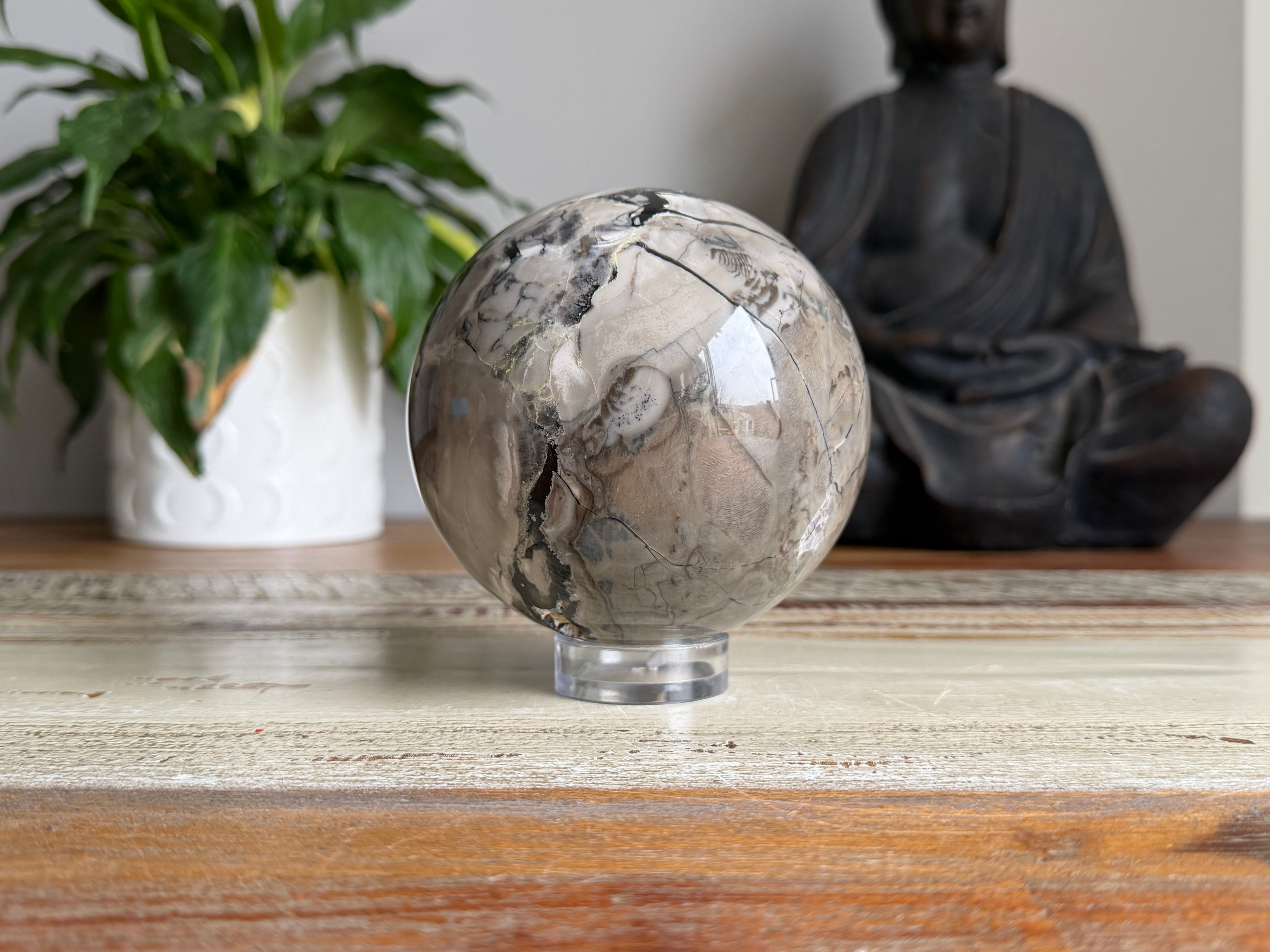 Volcanic Agate Sphere
