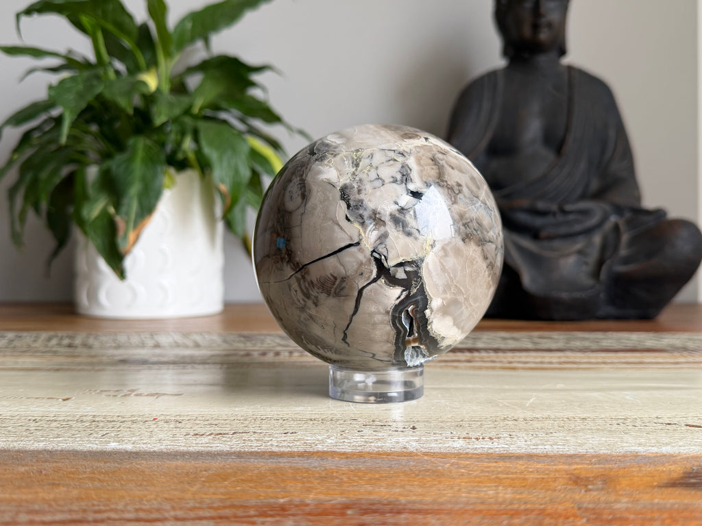 Volcanic Agate Sphere