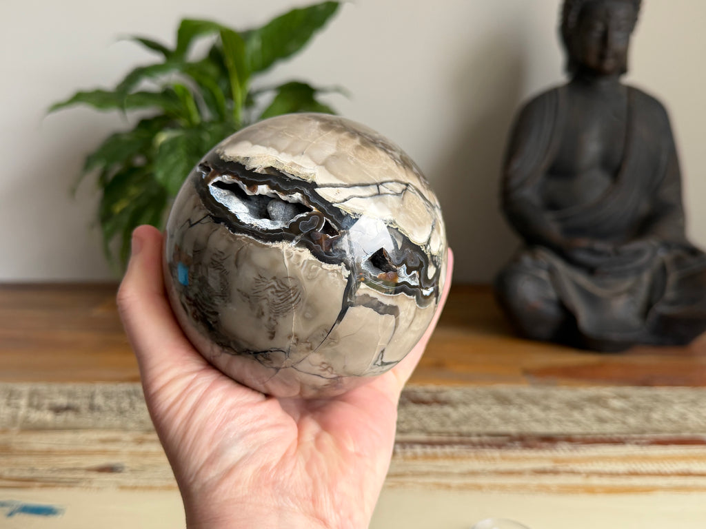 Volcanic Agate Sphere