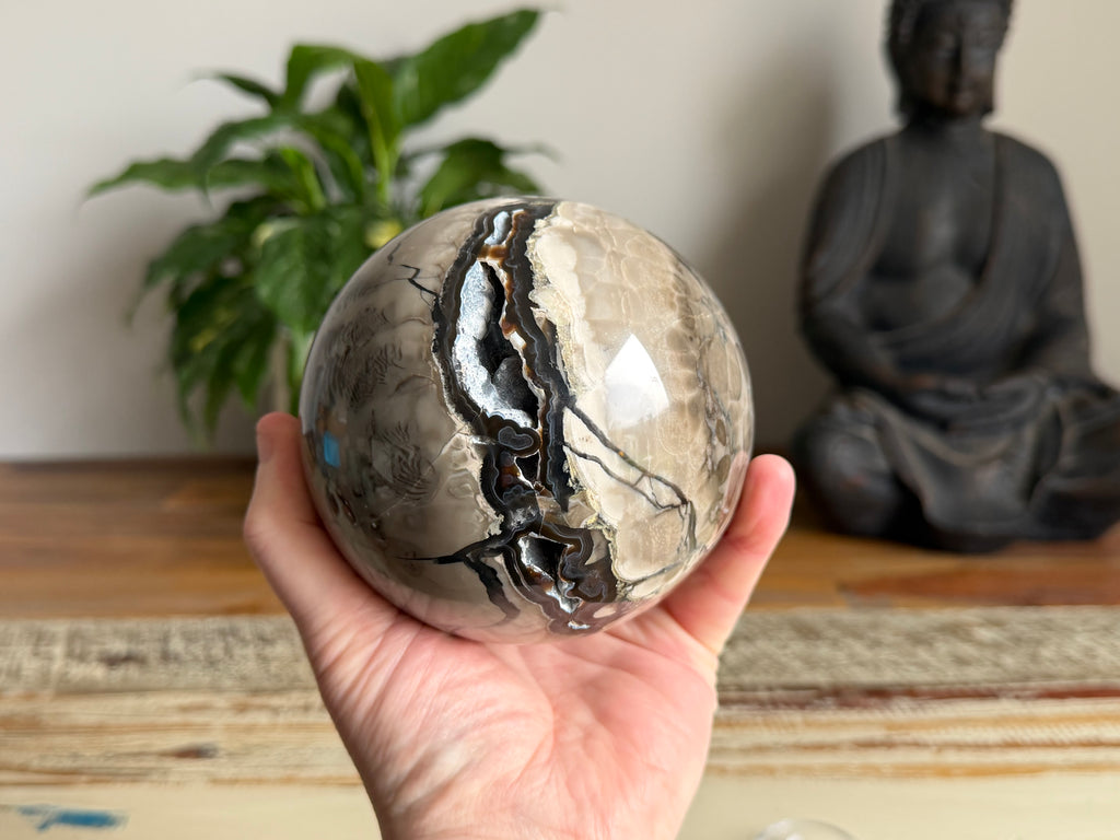 Volcanic Agate Sphere