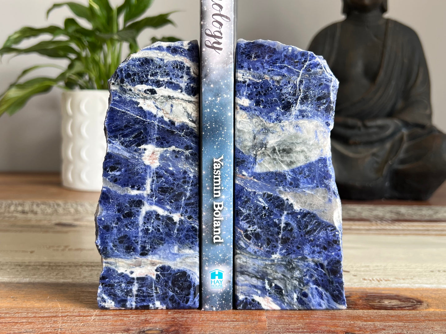 Sodalite Bookend Pair