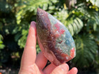 Ocean jasper flame in my hand for a size guide 