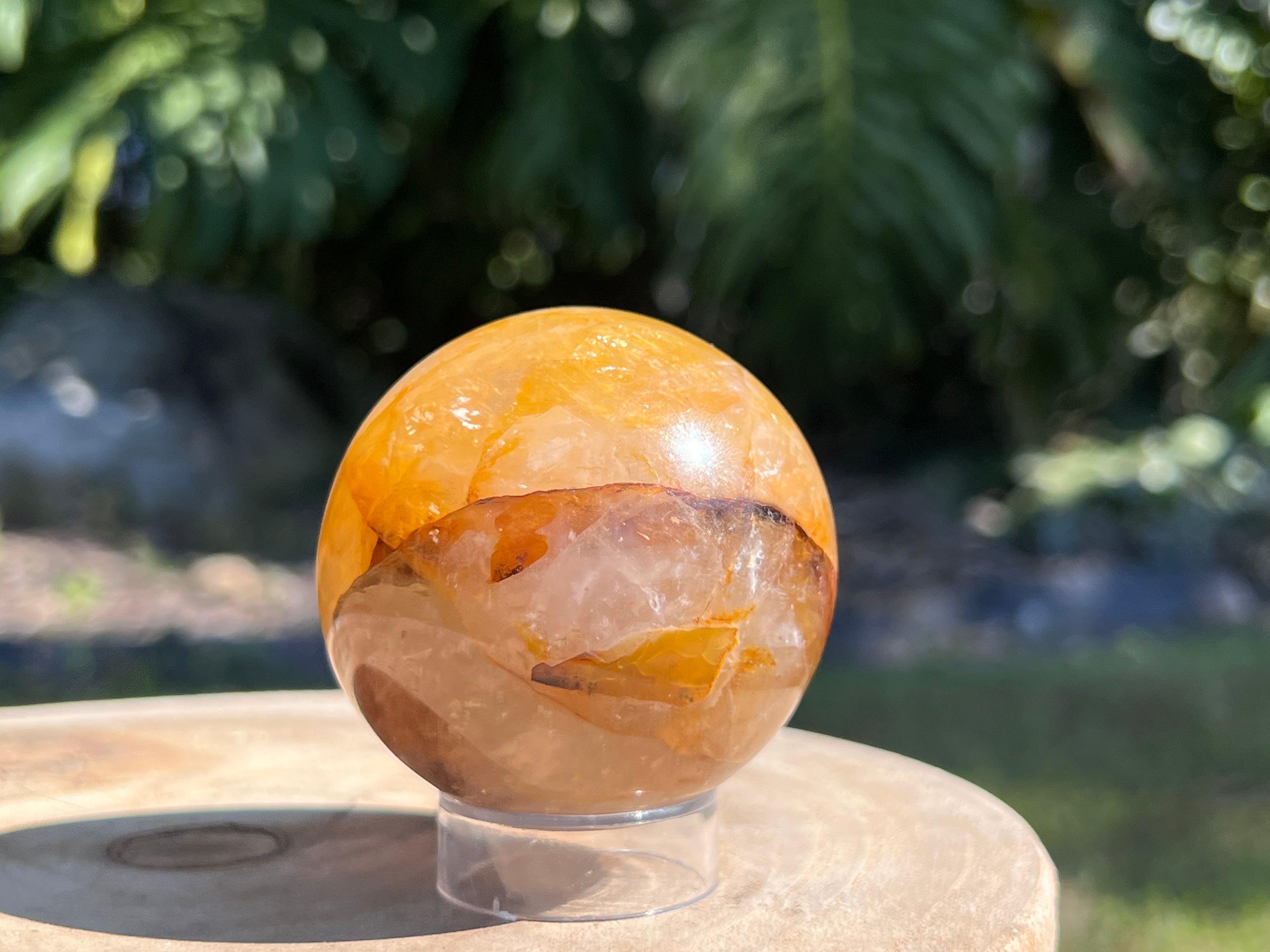 Golden Healer Quartz with warm golden hues and translucent clarity, known for its powerful healing energy and connection to divine light