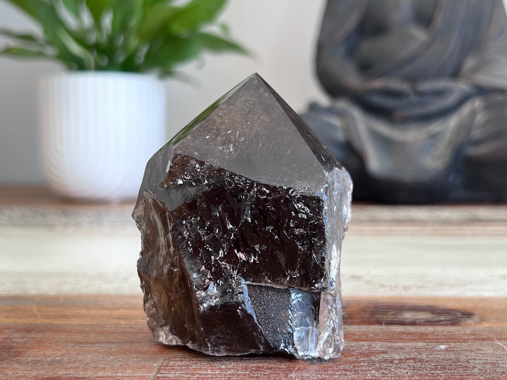 Smokey Quartz Rough/ Polished Point