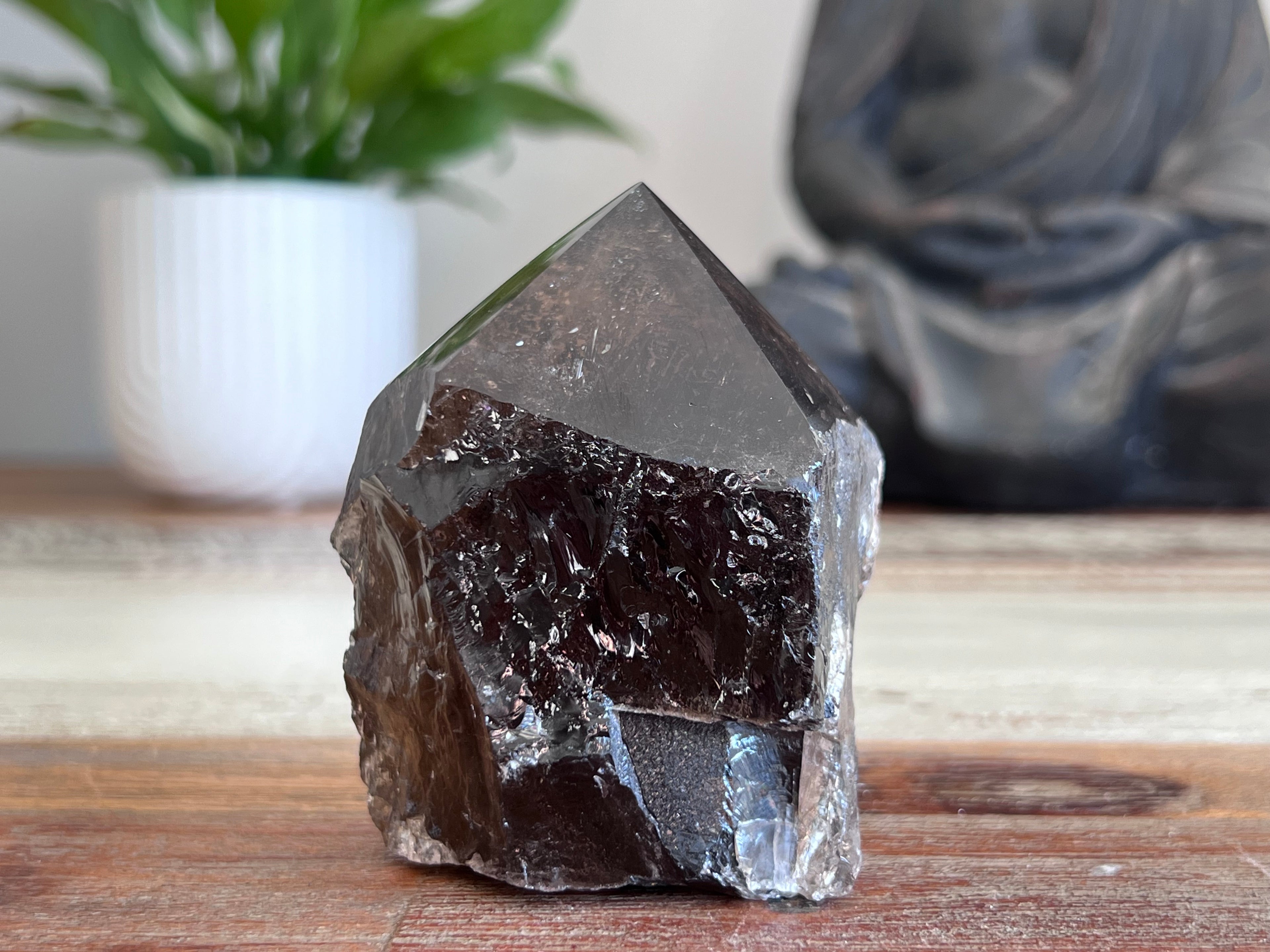 Smokey Quartz Rough/ Polished Point