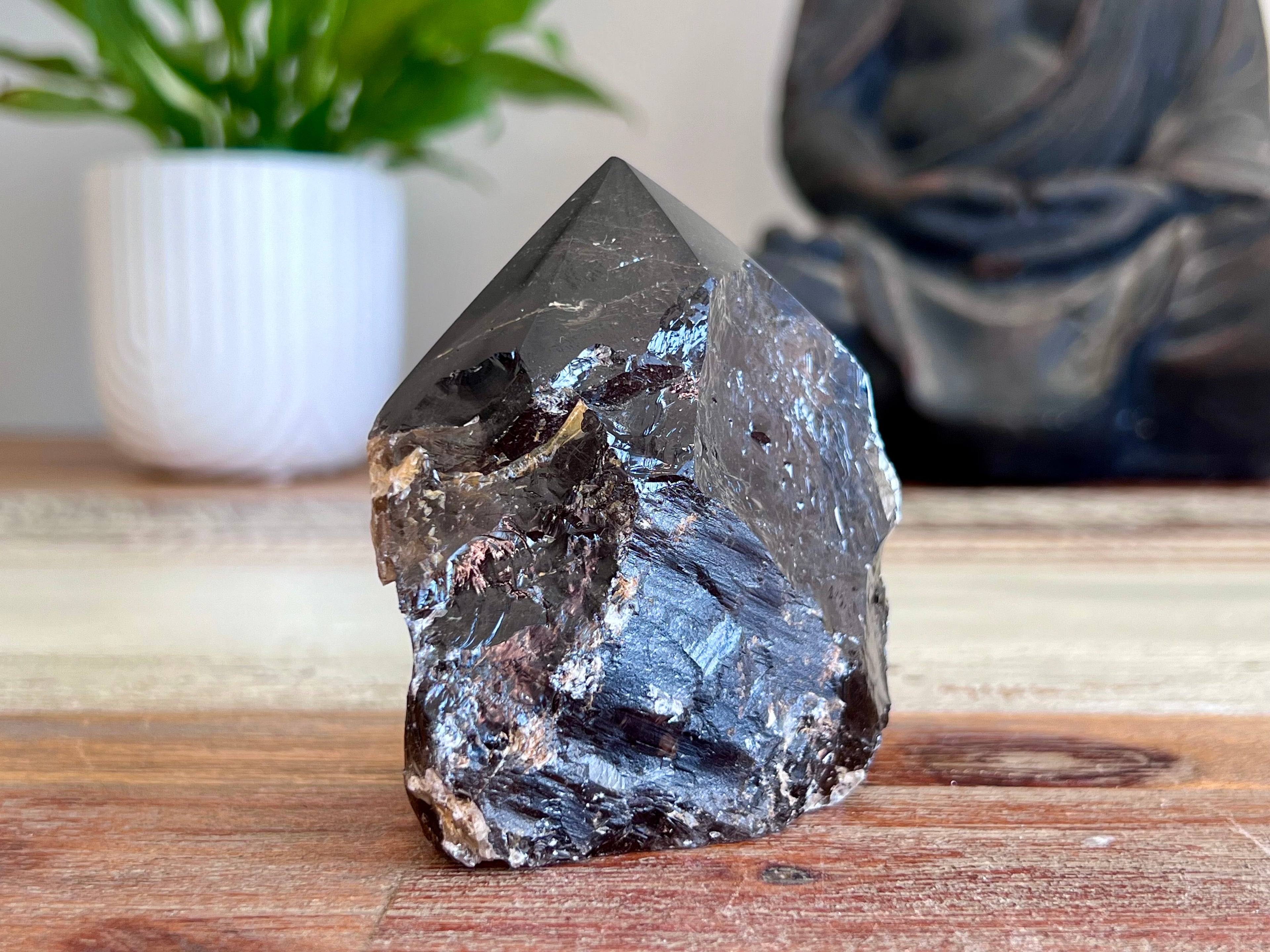 Smokey Quartz Rough/ Polished Point