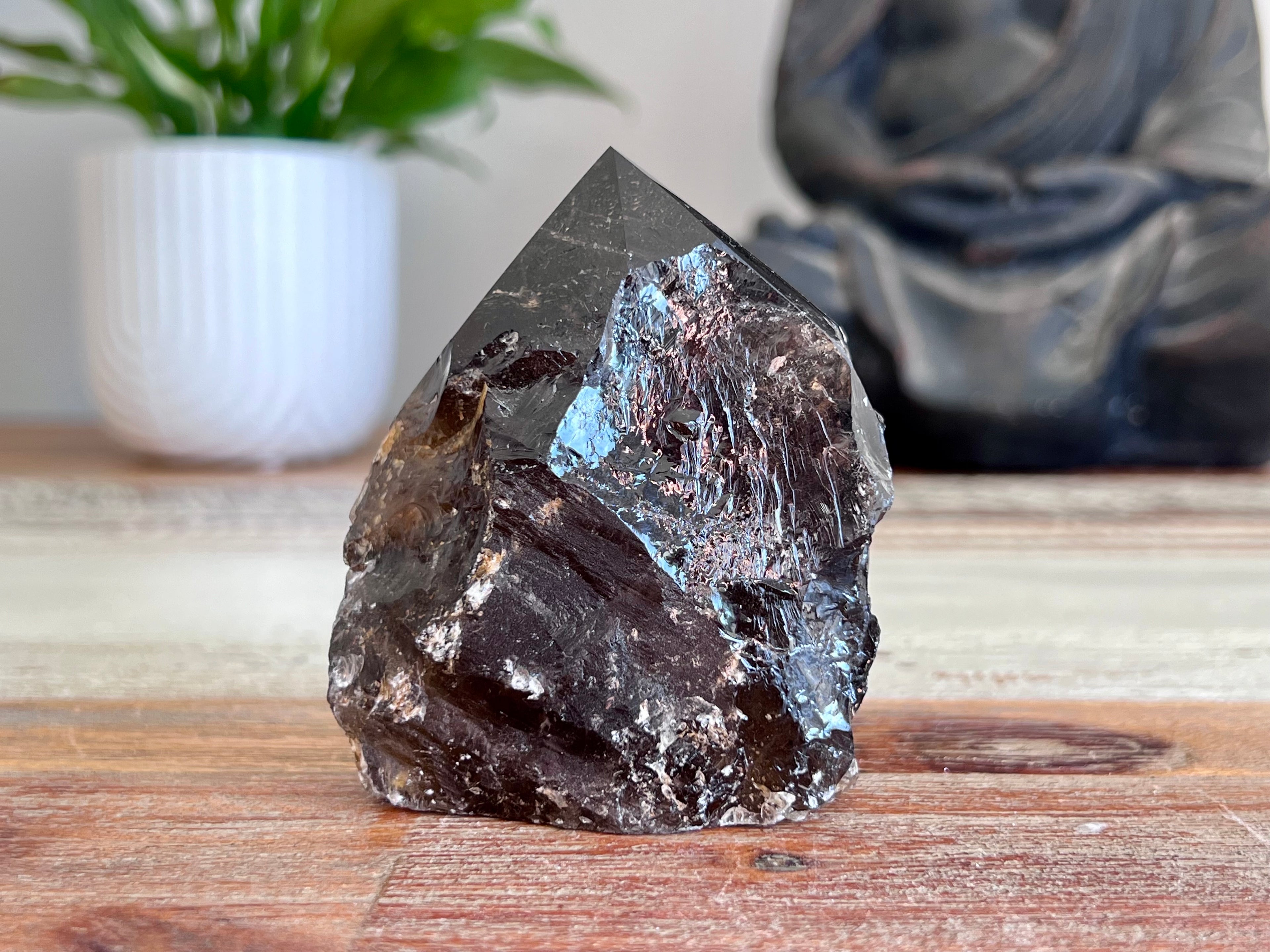 Smokey Quartz Rough/ Polished Point