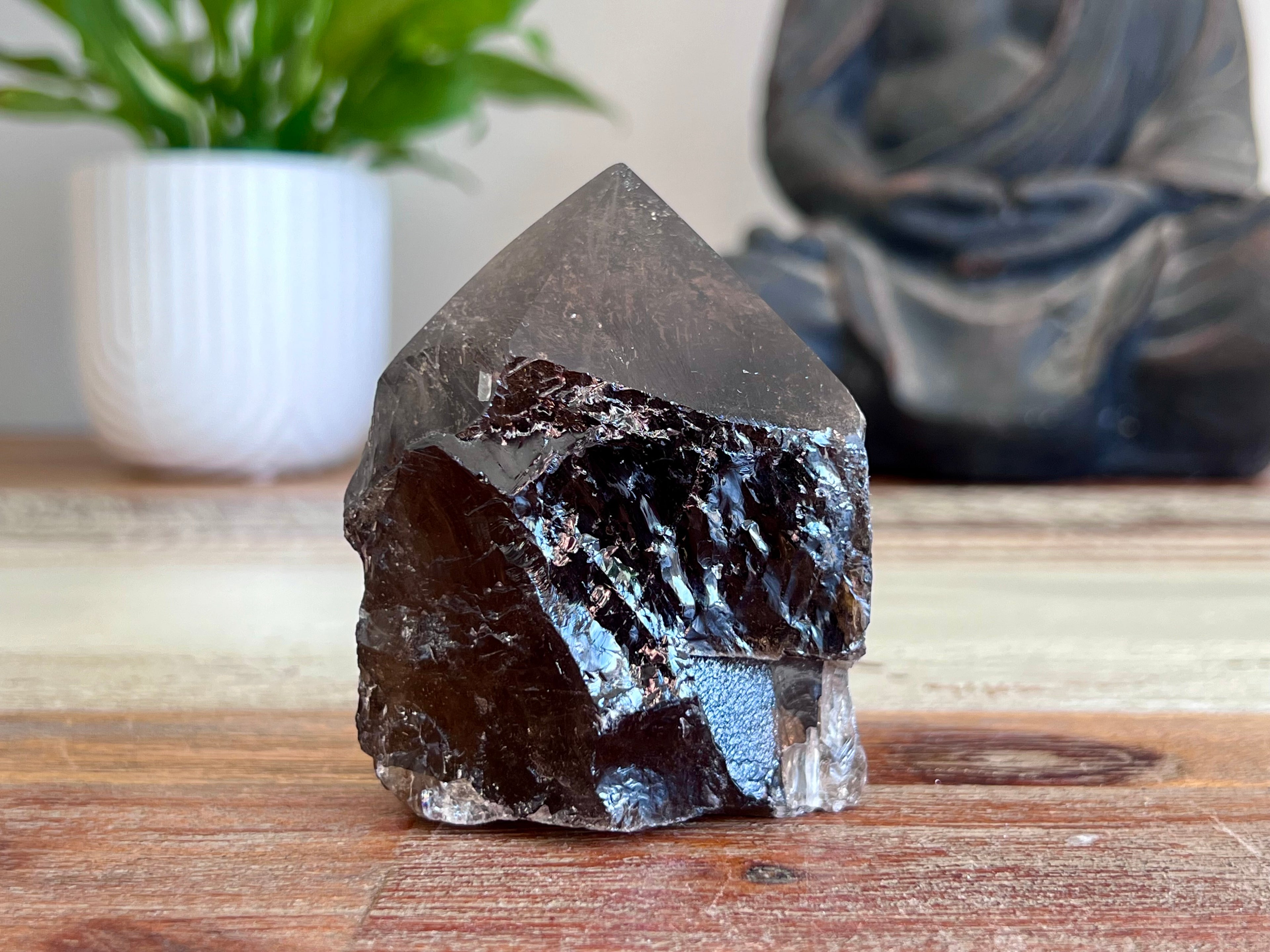 Smokey Quartz Rough/ Polished Point