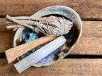 Energy Cleansing Kit – White Sage, Palo Santo, Selenite & Abalone Shell