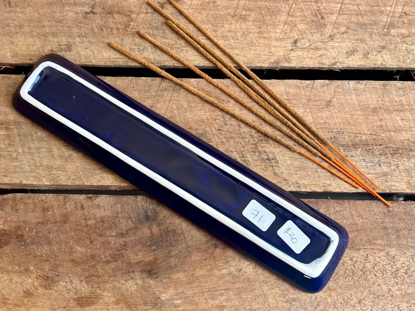 Ceramic Moon Phase Incense Holder