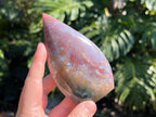 Ocean jasper flame in my hand for a size guide 