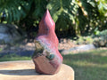 Stunning Ocean Jasper Flame. With deep red and green colouring 
