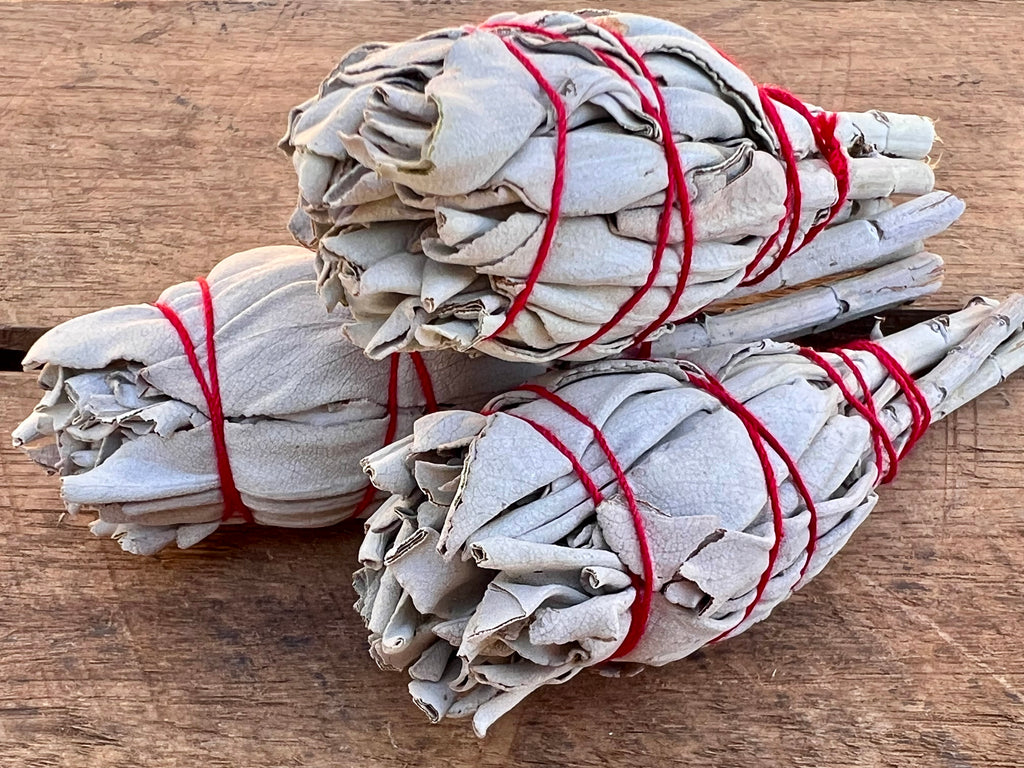 California White Sage Smudge Stick - Mini Torch