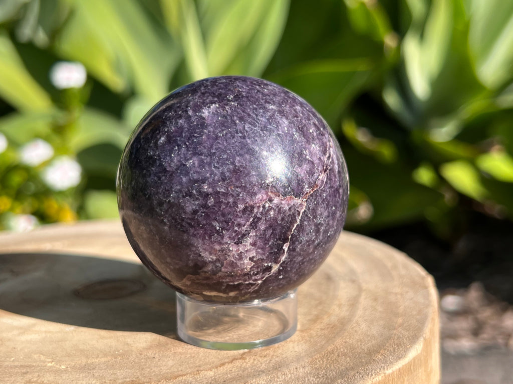 Lepidolite Sphere