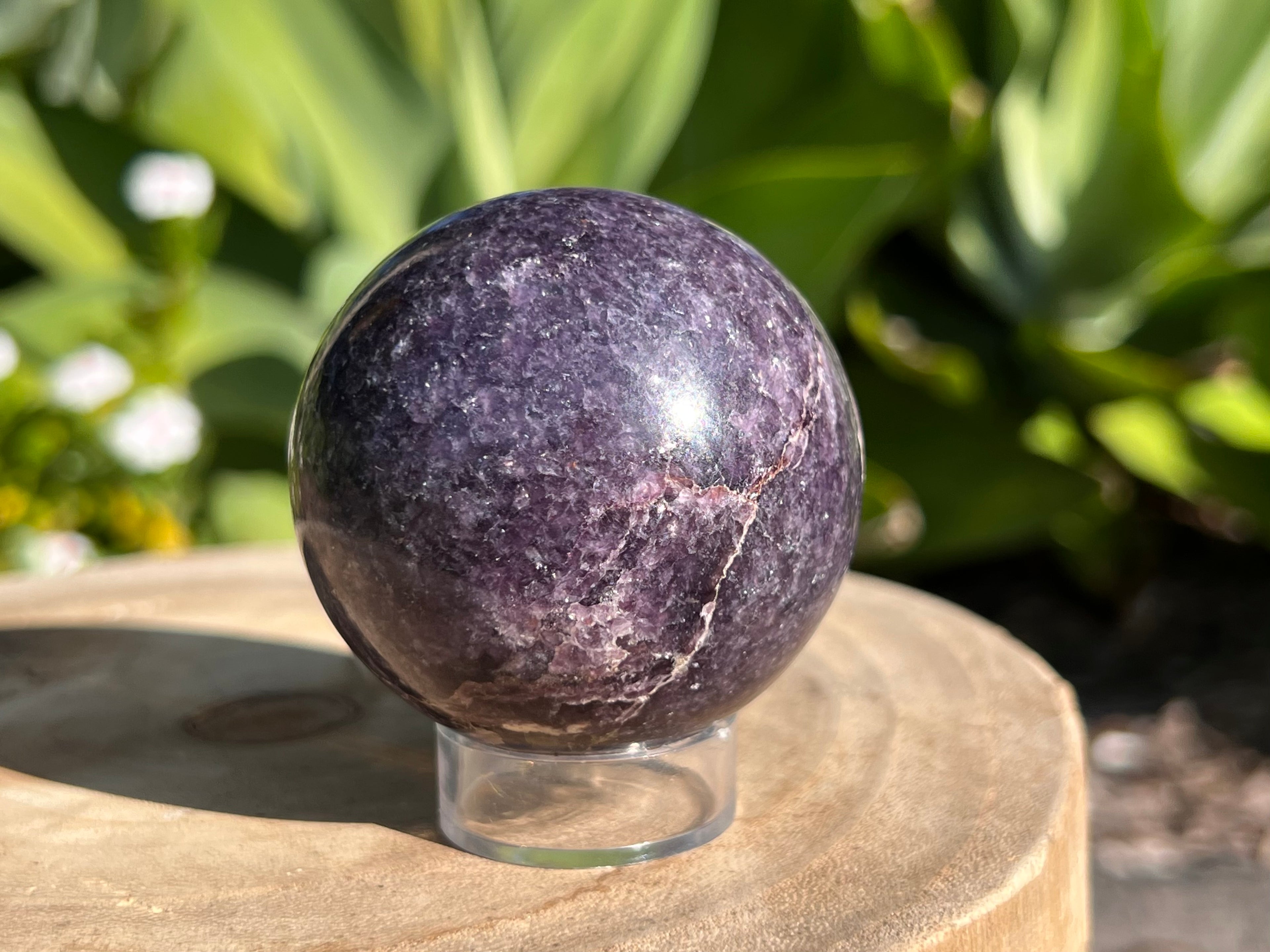 Lepidolite Sphere