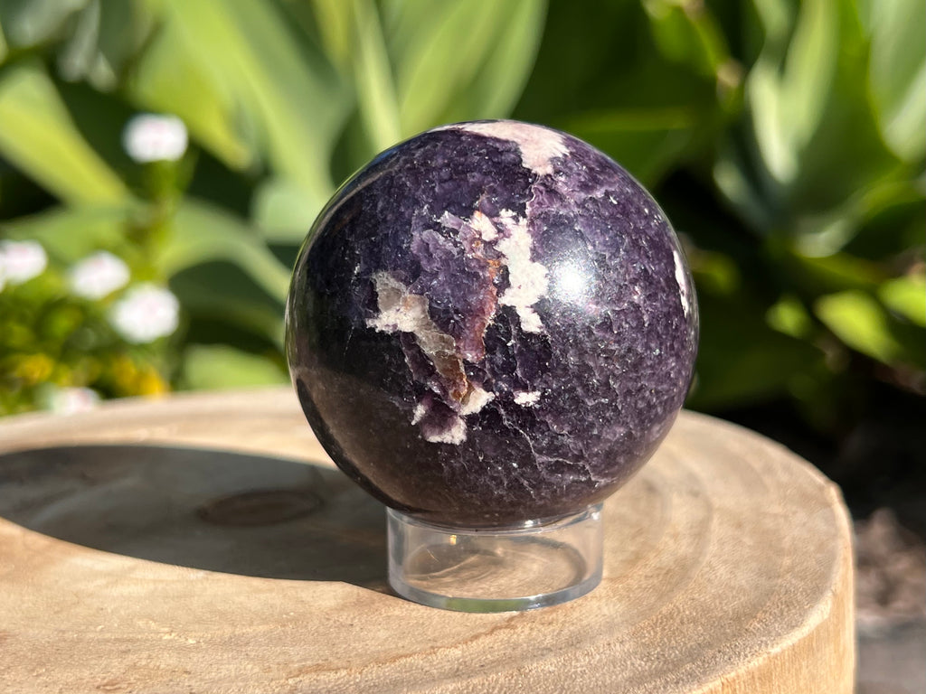 Lepidolite Sphere
