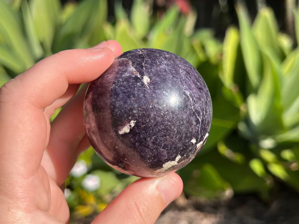 Lepidolite Sphere