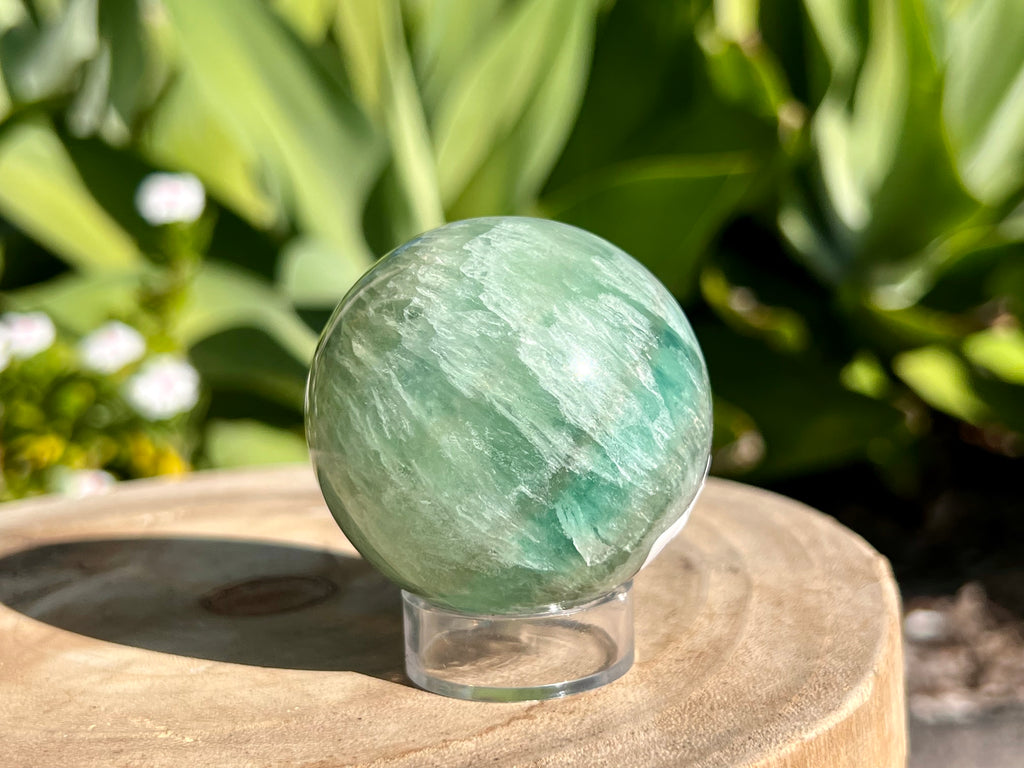 Green Fluorite Sphere